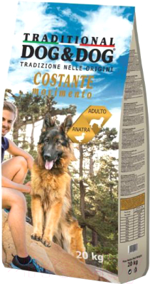Сухой корм для собак Dog & Dog Costante Movimento утка (20кг)