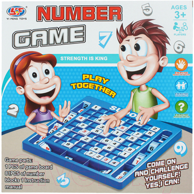 Настольная игра Darvish Number Game / DV-T-2964