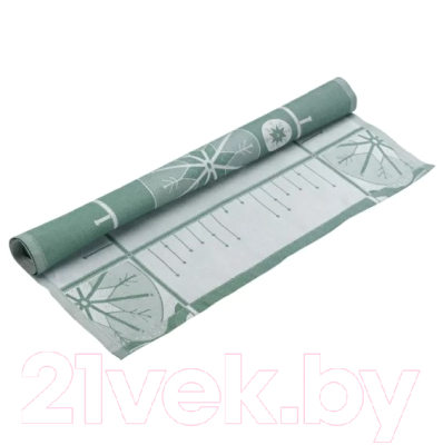 Сервировочная салфетка Tkano New Year Essential TK21-NA0012 (зеленый/ледяные узоры)