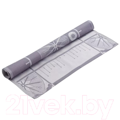 Сервировочная салфетка Tkano New Year Essential TK21-NA0013 (фиолетово-серый/ледяные узоры)