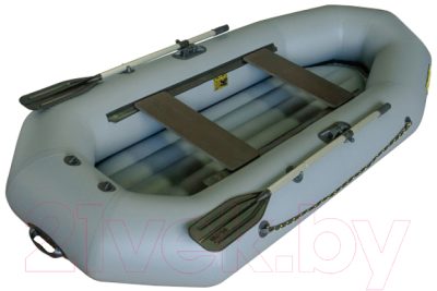 Надувная лодка Leader Boats Компакт-270 НДНД (серый)