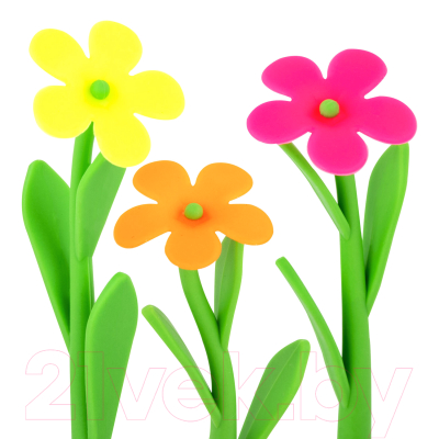 Изображение товара Ручка шариковая Юнландия Цветочек / 143779 (в ассортименте)