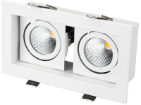 

Точечный светильник Arlight, Cl-Kardan-S180x102-2x9W WH 38 Deg / 024128