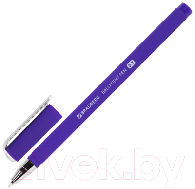 Изображение товара Ручка шариковая Brauberg Soft Touch Stick Neon / 143697 (синий)