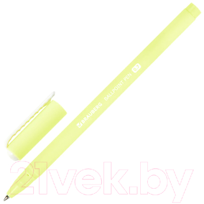 Изображение товара Ручка шариковая Brauberg Soft Touch Stick Pastel / 143698 (синий)