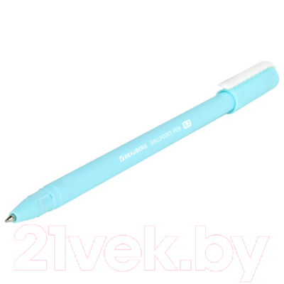 Изображение товара Ручка шариковая Brauberg Soft Touch Stick Pastel / 143698 (синий)