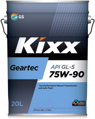 Трансмиссионное масло Kixx Geartec GL-5 75W90 / L2962P20E1 (20л)