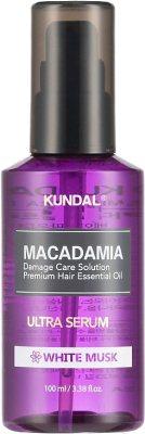Сыворотка для волос Kundal Macadamia Ultra White Musk (100мл)