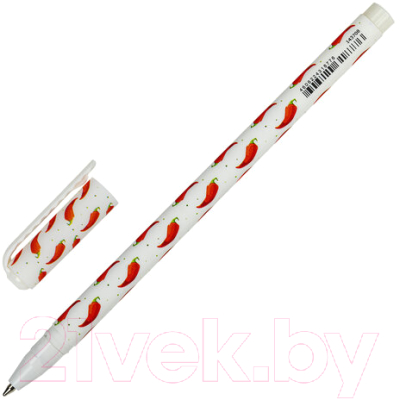 Изображение товара Ручка шариковая Brauberg Soft Touch Stick Chili Pepper / 143708 (синий)