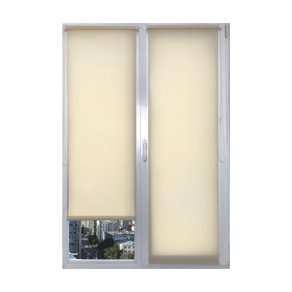 Рулонная штора АС МАРТ Оксфорд 61x160 (сливочный)