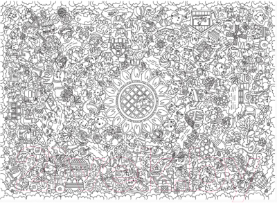 Изображение товара Раскраска Проф-Пресс Большая семейная раскраска. Ферма