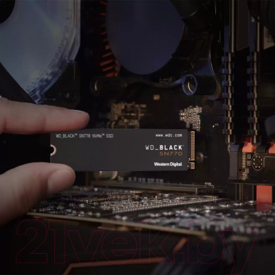 SSD диск Western Digital Black SN770 NVMe 1TB (WDS100T3X0E)
