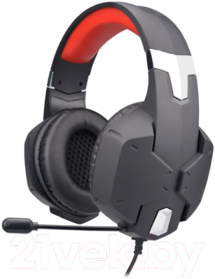 Наушники-гарнитура Ritmix RH-566M Gaming (красный/черный)