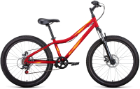 Велосипед Forward Iris 24 2.0 D 2022 / RBK22FW2483 (12, красный/желтый) - 