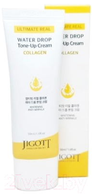 Крем для лица Jigott Ultimate Real Collagen Water Drop Tone Up Cream (50мл)