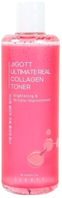 Тонер для лица Jigott Ultimate Real Collagen Toner  (300мл)