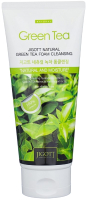 Пенка для умывания Jigott Natural Green Tea Foam Cleansing (180мл) - 