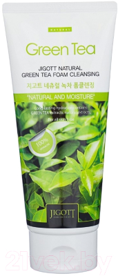 Пенка для умывания Jigott Natural Green Tea Foam Cleansing (180мл)