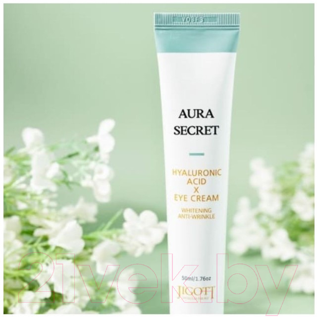 Крем для век Jigott Aura Secret Hyaluronic Acid Eye Cream (50мл) — фото 3