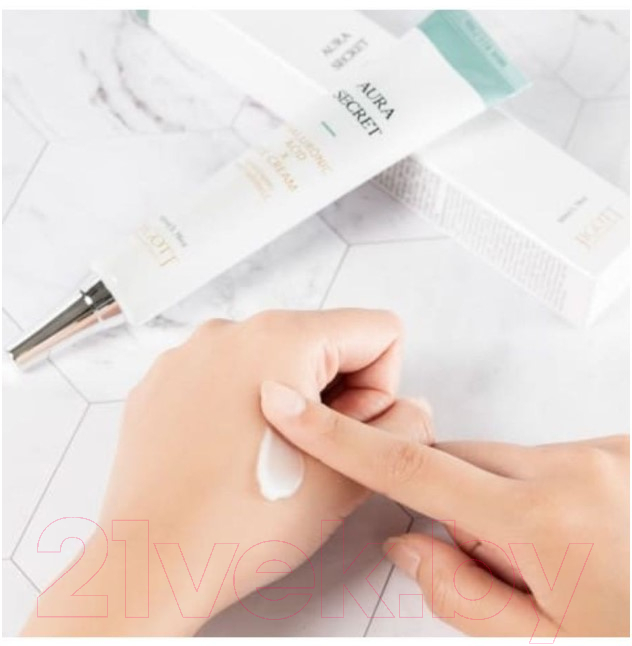 Крем для век Jigott Aura Secret Hyaluronic Acid Eye Cream (50мл) — фото 6