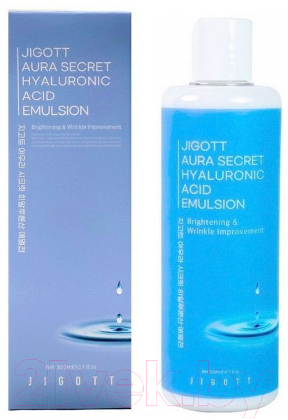 Эмульсия для лица Jigott Aura Secret Hyaluronic Acid Emulsion (300мл) — фото 2