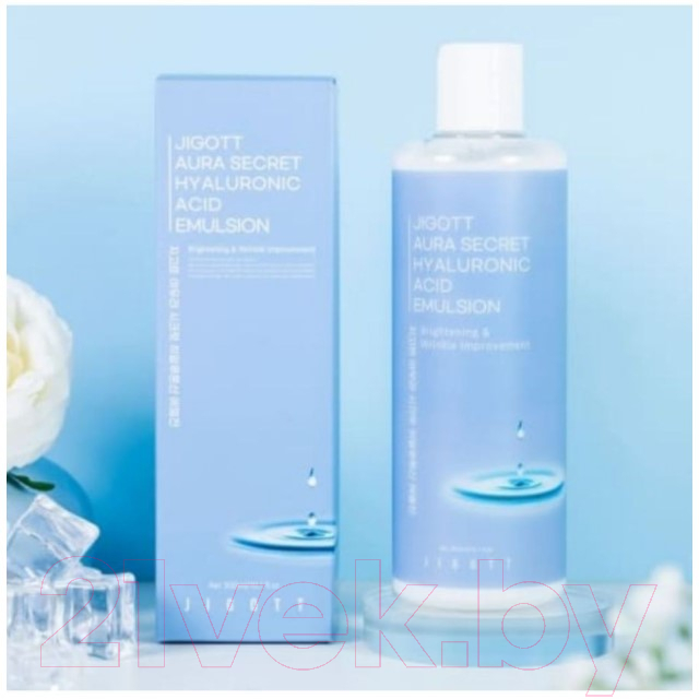 Эмульсия для лица Jigott Aura Secret Hyaluronic Acid Emulsion (300мл) — фото 6