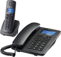 Беспроводной телефон Alcatel M350 Combo (черный) - 