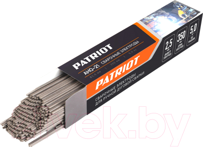 Изображение товара Электрод PATRIOT АНО-21 2.5мм/350мм (5кг)