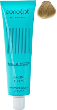 Крем-краска для волос Concept Biotin Secrets 00-Line Стойкая 9.00 (100мл, интенсивный светлый блондин)