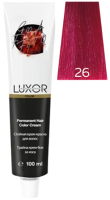 Крем-краска для волос Luxor Professional Стойкая 26 (100мл, корректор розовый) - 