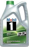 Моторное масло Mobil 1 ESP LV 0W30 / 154320 (5л)