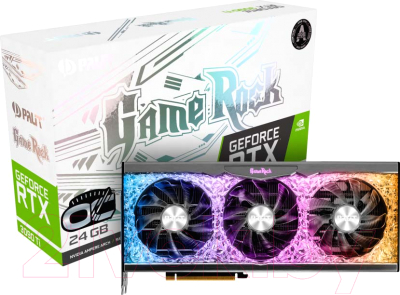 Изображение товара Видеокарта Palit GeForce RTX 3090 Ti GameRock OC 24G (NED309TS19SB-1022G)