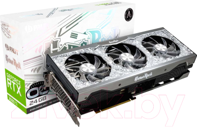 Изображение товара Видеокарта Palit GeForce RTX 3090 Ti GameRock OC 24G (NED309TS19SB-1022G)