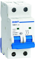 Выключатель автоматический Chint NB1-63 2P 32A 6kA C (DB) / 179663 - 