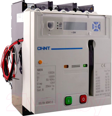 Выключатель автоматический Chint NM8N-400S EN 3P 400А 50кА (R) / 269403 (с электронным расцепителем)