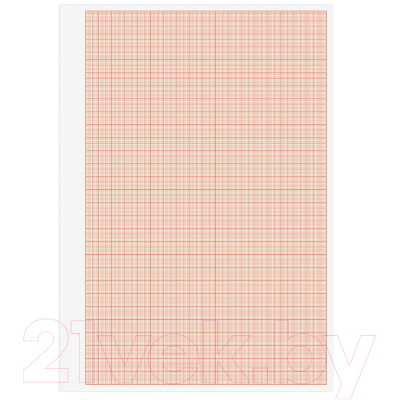 Набор миллиметровой бумаги Staff А4 / 113488 (16л, оранжевый)