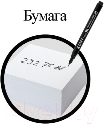 Изображение товара Маркер перманентный Staff Profit PM-105 / 152170 (черный)