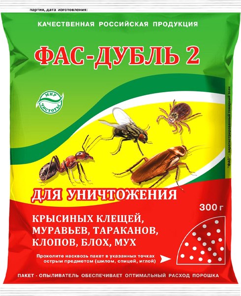 Порошок от насекомых Мир чистоты ФАС-Дубль 2 (300г)