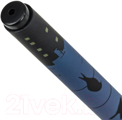Ручка шариковая Brauberg Soft Touch Grip Night City / 143712 (синий)