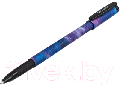 Изображение товара Ручка шариковая Brauberg Soft Touch Grip Space / 143714 (синий)