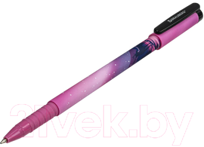 Изображение товара Ручка шариковая Brauberg Soft Touch Grip Stars / 143715 (синий)