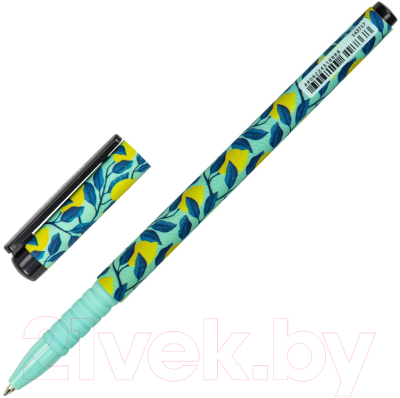 Изображение товара Ручка шариковая Brauberg Soft Touch Grip Citrus / 143717 (синий)