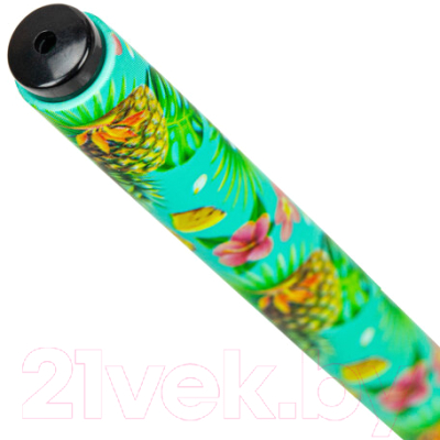 Ручка шариковая Brauberg Soft Touch Grip Pineapple / 143718 (синий)