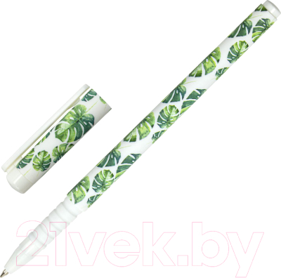 Изображение товара Ручка шариковая Brauberg Soft Touch Grip Tropic / 143719 (синий)