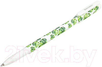 Изображение товара Ручка шариковая Brauberg Soft Touch Grip Tropic / 143719 (синий)