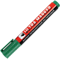 Маркер перманентный Brauberg Ultra Marker / 152207 (зеленый) - 