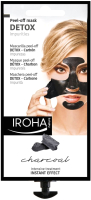 Маска для лица тканевая Iroha Nature Deep Cleansing Charcoal Deep Cleansing Peel-Off Mask (18г) - 