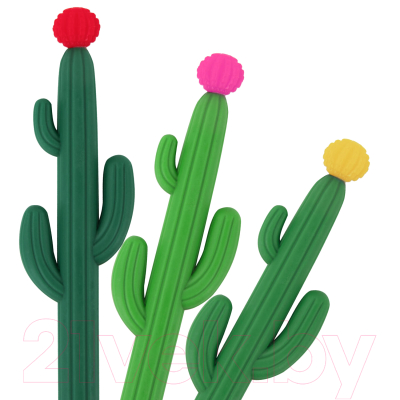 Изображение товара Ручка шариковая Юнландия Кактус / 143774 (в ассортименте)