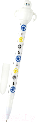 Изображение товара Ручка шариковая Юнландия Робот / 143790 (в ассортименте)