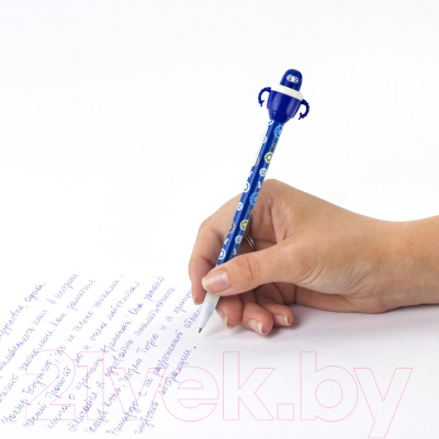 Изображение товара Ручка шариковая Юнландия Робот / 143790 (в ассортименте)